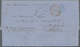 China: 1862, Entire Folded Letter Dated "Ningpo River 27/10-1864" With Blue Diamond Shape Anglo-fren - Autres & Non Classés