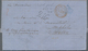 China: 1862, Entire Folded Letter Dated "Ningpo River 27/10-1864" With Blue Diamond Shape Anglo-fren - Otros & Sin Clasificación