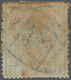 China: 1885, Large Dragon Rough Perfs. 1 Ca. Light Green, Canc. Full Strike Blue Seal "Peking", Part - Sonstige & Ohne Zuordnung