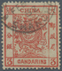 China: 1878, Large Dragon Thin Paper 3 Ca.red, Canc. Part Strike Customs Dater "CHINKIANG FEB ...82" - Sonstige & Ohne Zuordnung