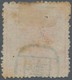 China: 1878, Large Dragon Thin Paper 3 Ca. Vermilion, Canc. Seal "(Tien)tsin", Interesting Blind Per - Autres & Non Classés