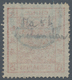 China: 1882, Large Dragon Wide Margins 3 Ca. Brownish Red Canc. Blue Seal Of "Peking", Variety Botto - Autres & Non Classés