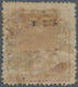 China: 1882, Large Dragon Large Margins 3 Ca. Brownish Orange, Canc. Blue Seal "Pe(king)" (Michel Ca - Altri & Non Classificati