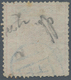 China: 1883, Large Dragon Thick Paper 3 Ca. Red, Canc. Part Strike Blue Seal Of "Pe(king)", Variety - Autres & Non Classés