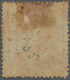 China: 1883, Large Dragon Thick Paper 5 Ca. Lemon, Canc. Part Blue Seal, Weak Impression (Michel Cat - Sonstige & Ohne Zuordnung