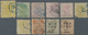 China: 1883/97, Used Lot Of Ten Copies, Dragons Up To Cent Surcharges On Small Dragons, Mostly Clean - Sonstige & Ohne Zuordnung