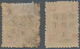 China: 1897, Dowager Cent Surcharges, Large Figures 2 1/2 Mm, On 1st Printing: 4 C./4 Cn., Unused Mo - Andere & Zonder Classificatie