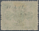 China: 1897, Cents Surcharges 10 C. / 9 Ca. Yellow Green, Non-seriff 2 1/2 Mm, Unused Mounted Mint, - Autres & Non Classés