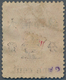 China: 1897, Red Revenue 1 C. On 3 C. Canc. Brown Corner Strike Of Brown Customs Dater (Michel Cat. - Sonstige & Ohne Zuordnung