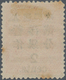 China: 1897, Red Revenue 2/cents On 3 Ca., Used Pa-kua, Few Tonings (Michel Cat. 300.-). - Sonstige & Ohne Zuordnung