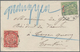 China: 1898, Coiling Dragon 2 C. Tied "LUNGCHOW 26 DEC 00" In Combination W. French Indochina 5 C. T - Sonstige & Ohne Zuordnung