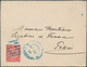 China: 1898, Coiling Dragon 2 C. Carmine Tied Blue Pa-kua With Apted Blue "APL 24 99 (TIEN)TSIN" Alo - Sonstige & Ohne Zuordnung