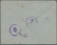 China: 1902, Coiling Dragon 2 C.carmine, A Vertical Pair Tied Lunar Dater "Wuhu -.9.2" To Chemulpo/K - Autres & Non Classés