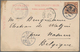 China: 1902, 4 C. Brown Tied Bisected Bilingual Dater "WUHU 15 MAY 07" Via Shanghai And German SPO " - Sonstige & Ohne Zuordnung