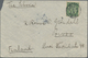 China: 1908, Coiling Dragon 2 C. Green Canc. Lunar Dater "Kiangsi.Kuling -.6.6" To Unsealed Envelope - Autres & Non Classés