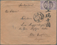 China: 1905, Coiling Dragon 5 C. Violet Horizontal Pair (pasted Into Cover Corner, Hence Slight Over - Sonstige & Ohne Zuordnung