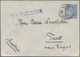 China: 1908, Coiling Dragon 10 C. Ultra Tied Bisected Bilingual "SH(AN)GHAI 25 JAN 10" To Small Cove - Sonstige & Ohne Zuordnung