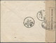 China: 1915, Junk 1 C. (pair) And 8 C. Tied Two Strikes Of Vermilion Letter Box "Buahoi/9" And Also - Sonstige & Ohne Zuordnung