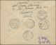 China: 1933, Sven Hedin Self Written Envelope: 1923, 50 C. Reaper Tied "PEPING 1.2.33" To Registered - Autres & Non Classés