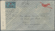 China: 1940/41, Great Wall Airmails $5, $2 (2), 50 C. And Martyr 20 C. Total $9.70 Tied "CHENGTU 32. - Autres & Non Classés