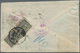 Delcampe - China: 1943/45, Air Mail Covers (4, Ex-3 Registered) To Foreign: $26.80 Rate "Chungking 32.7.27" To - Sonstige & Ohne Zuordnung