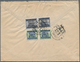 Delcampe - China: 1949, Surcharges On Fiscals, Covers (3), Two Inland And One To Germany. - Andere & Zonder Classificatie