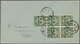 China - Portomarken: 1904: Stampless Envelope To Tientsin Taxed With Irregular Block Of Five CIP Pos - Impuestos