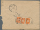 Delcampe - China - Portomarken: 1933/40, Covers (3) Resp. Card (1) Charged Postage Due With Orange Dues Affixed - Impuestos