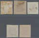 China - Shanghai: 1865/66, Large Dragons, Candareens In The Plural, On Thin Paper, Five Values: 2 Ca - Other & Unclassified