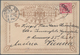 China - Shanghai: 1893, Card 1 C. Brown With Pictorial Imprint On Reverse "Chinese Artillery" W. Ger - Altri & Non Classificati