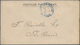 China - Shanghai: 1893, Envelope 1 C. W. Embossed Oval Size 137x78 Mm, Canc. Blue "SHANGHAI LOCAL PO - Otros & Sin Clasificación