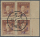 China - Ausgaben Der Provinzen (1949): Tsingtau, 1949, 1 C./$100, A Right Part-imprint Margin Block- - Otros & Sin Clasificación