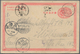 China - Ganzsachen: 1897/1908, Cards ICP (1), CIP (4, Inc. Three Reply, Two Used As German Field Pos - Cartes Postales