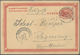Delcampe - China - Ganzsachen: 1897/1908, Cards ICP (1), CIP (4, Inc. Three Reply, Two Used As German Field Pos - Cartes Postales