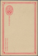 China - Ganzsachen: 1897, Card ICP 1 C. Mint W. On Reverse Ink Drawing Of "Forbidden City" Signed T. - Cartoline Postali