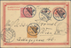 China - Ganzsachen: 1898, Card CIP 1 C. Question Part Uprated 3 C. "HANKOW 3 DEC 00" Via BPO To Vien - Postales