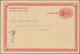 Delcampe - China - Ganzsachen: 1898, Card CIP 1 C. Question Part Uprated 3 C. "HANKOW 3 DEC 00" Via BPO To Vien - Postkaarten