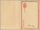 China - Ganzsachen: 1907, Double Card CIP 1+1 C. With Grey "SOLD IN BULK" Of Shanghai Applied Bottom - Postales
