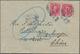 China - Incoming Mail: 1910, Sweden, 2 X 10 C Carmine Oscar II, Both Stamps With Boxed "I.P.O." Tiep - Sonstige & Ohne Zuordnung
