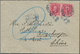 China - Incoming Mail: 1910, Sweden, 2 X 10 C Carmine Oscar II, Both Stamps With Boxed "I.P.O." Tiep - Otros & Sin Clasificación