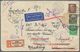 China - Incoming Mail: Germany, 1934, Total 85 Pf. Tied "BERLIN-CHARLOTTENBURG 12.10.34" To Airmail - Sonstige & Ohne Zuordnung