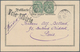 China - Fremde Postanstalten / Foreign Offices: 1904, 5 C. Green Horiz. Pair Tied "TIENTSIN 30 DEC 0 - Otros & Sin Clasificación