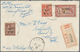 China - Fremde Postanstalten / Foreign Offices: 1912/22, Two Registered Covers Used Foreign: $1.74 T - Sonstige & Ohne Zuordnung