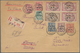 China - Fremde Postanstalten / Foreign Offices: 1912/22, Two Registered Covers Used Foreign: $1.74 T - Sonstige & Ohne Zuordnung