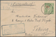 China - Besonderheiten: 1901, French P.O. Stationery Envelope 5c. Green Used As German Field Post Co - Autres & Non Classés