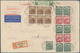 China - Besonderheiten: 1932, Germany Se-tenant Booklet Panes Tied "CHEMNITZ 14.4.32" To Inbound Air - Sonstige & Ohne Zuordnung