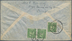 China - Besonderheiten: 1940, Two Line Violet "Diverted By Air Via U.S.A. Owing To / Suspension Of A - Sonstige & Ohne Zuordnung