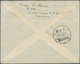 China - Besonderheiten: 1945, INTERNEE SPECIAL AIRMAIL, Stampless Airmail-cover From Japanese Intern - Otros & Sin Clasificación