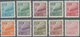 China - Volksrepublik: 1950/51, Tiananmen Difinitives (R4), Set Of 10, Mint No Gum As Issued (Michel - Sonstige & Ohne Zuordnung