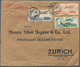 Delcampe - China - Volksrepublik: 1951, Airmail Issues, All Values Represented On Airmail Covers (3) To Switzer - Sonstige & Ohne Zuordnung
